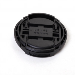 Center Pinch Snap on Front Lens Cap Cover DSLR camera