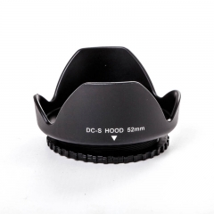 Plastic Petal Flower shaped lens hood Screw-On for All Brand Camera 49/52/55/58/62/72/77/82/86/95mm