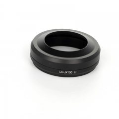 LH-JX100II Sliver BLACK Upgrade Lens Hood Shade Adapter Ring for Fujifilm FinePix X100 X100S Replaces Fujifilm Black