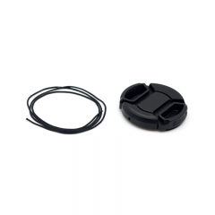 Center Pinch Snap on Front Lens Cap Cover for Nikon Canon Sony DSLR camera