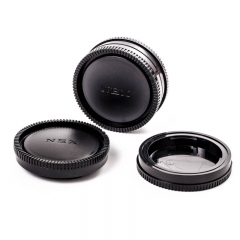 Rear Lens Cap + Camera Body Cap for Sony a6500 a6300 a6000 NEX-7 NEX-3 NEX-5