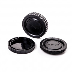 Camera Body cap + Rear Lens Cap for Pentax Q mount Q-S1 Q7 Q10