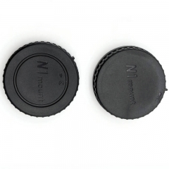 Camera Body + Rear Lens Cap for Nikon 1 Mount J1 V1 BF-N1000 LF-N1000