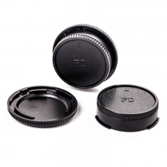 Replace for Canon FD Rear Lens Back Cap & Camera Body Cap Set