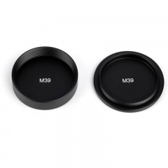 Metal Body Cap and Lens Rear Cap Set Replace for Leica for M39