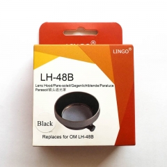 Replacement Accessories Olympus LH-48B Black Metal Lens Hood for M.ZUIKO DIGITAL 17mm 1:1.8 LC4110