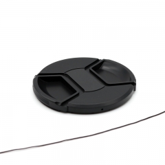 Center pinched lens cap for 95mm