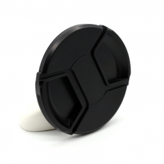 Center pinched lens cap for 95mm