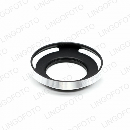 37mm Sliver Vented lens Hood Replace for Olympus 14-42 EZ mask EP5 EPL7 EM10 Short without shadow LC4115a