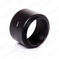 49/52/55/58/62/67/72/77/82mm Black Metal Telephoto Screw in Lens Hood Thread LC4409