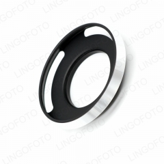 37mm Sliver Vented lens Hood Replace for Olympus 14-42 EZ mask EP5 EPL7 EM10 Short without shadow LC4115a