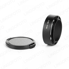 46mm Metal Hollow Lens Hood with Cap for G1GF1 GH1 20mm 20/1.7 LC4190