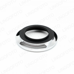 37mm Sliver Vented lens Hood Replace for Olympus 14-42 EZ mask EP5 EPL7 EM10 Short without shadow LC4115a