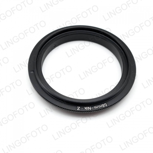 58mm-Nik Z Lens Macro Reverse Adapter Ring Suit For Nikon Z Camera LC8577