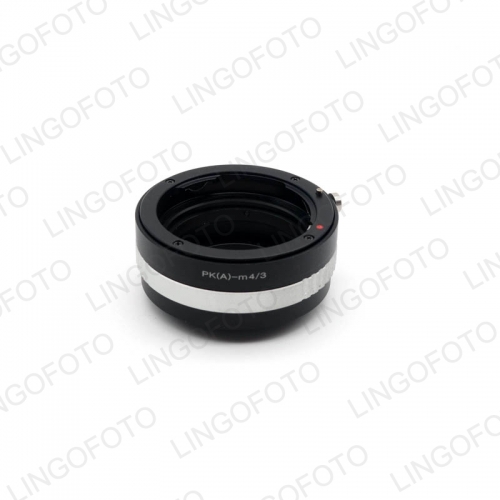 Lens Mount Adapter - Pentax K Mount (PK) SLR Lens to Micro Four Thirds (MFT, M4/3) Mount Mirrorless Camera Body LC8184