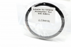 55-58mm Double Coupling Speed Ring Lens Adapter Filter LC8419