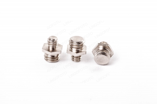 1/4" Male to 3/8" Male Threaded Screw Adapter For Flash Mount Holder Bracket LL1483