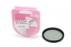 Neutral Density 52mm ND2 Filter For Nikon Canon Sony commonly used NP5302