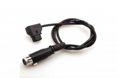 0.5M D-Tap Male to Female 4-Pin XLR Cable for Power Supply Battery Adapter UC9561