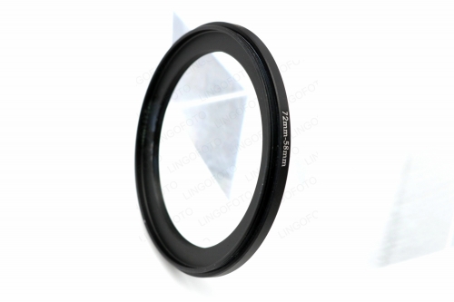 72mm to 58mm 72-58mm 72mm-58mm 72-58 Stepping Step Down Filter Ring Adapter LC8825