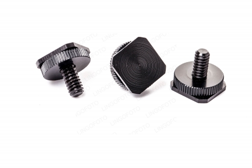 1/4" 3/8 Tripod Screw to Flash Hot Shoe Mount Adapter For Hotshoe Studio Accessory Screw With RINGS