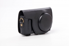 Portable PU Leather Camera Bag Pouch Case for Sa msung NX Mini Digital Camera 9mm Lens CC1206a