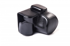 PU Leather Camera Hard Cover Case Bag Protector for Sam sung NX500 16-50mm lens Retro Portable CC1207a