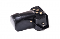 Retro PU Leather Camera Bag Lightweight Pouch Top Open For Nikon D7000 D7100 D7200 Camera Bag Coffee Black Brown CC1341a