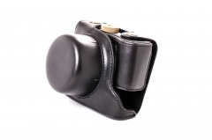 Vintage PU Leather Camera Case Bag Top Open For Nikon 1 J5, 1J5, Nikon J5 CC1348a