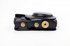 Portable PU Leather Camera Bag Pouch Case for Sa msung NX Mini Digital Camera 9mm Lens CC1206a