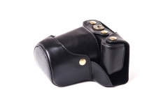 Vintage Portable PU Camera Bag for Panasonic GF6/GF5/GF3 X14-42mm Lens CC1181a