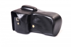 Retro PU Leather Camera Bag Lightweight Pouch Top Open For Nikon D7000 D7100 D7200 Camera Bag Coffee Black Brown CC1341a
