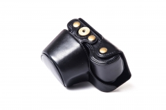 PU Leather Camera Hard Cover Case Bag Protector for Sam sung NX500 16-50mm lens Retro Portable CC1207a