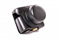 Vintage PU Leather Camera Case Bag Top Open For Nikon 1 J5, 1J5, Nikon J5 CC1348a