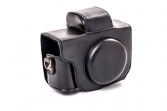 Retro PU Leather Digital Camera case Bag For CN PowerShot G5 X CC1119a