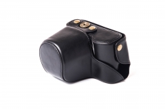 Black Coffee Brown Vintage PU Camera Bag for Panasonic GX7 CC1186a
