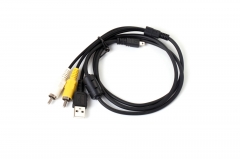 USB+AV Cable UC-E6 for CoolPix S70 S710 S9 S10 S4 S600 Nikon D5000 UC9141