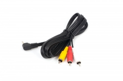 3.5mm to 3-RCA 5ft Composite AV Cable 4 JVC Camcorder - D DVM DV DVP DVL series UC9104