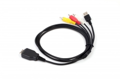 Wholesale High Quality for SONY USB AV Cable type 2 VMC MD2 DSC-H20 HX1 HX5V T500 T900 TX5 TX7 W210 UC9202