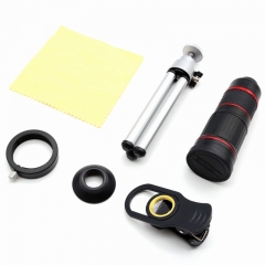 18X Optical Zoom Clip on Camera Lens Phone Telescope For Universal Cell Phone with Clip TA3172