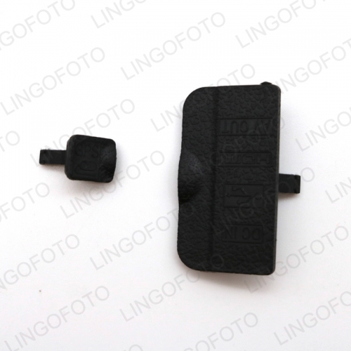 USB DC IN AV OUT Interface Terminal Rubber Cover Lid For Nikon D90 LC8070