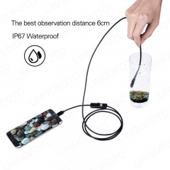 Portable Endoscope Camera OTG Phone Waterproof Android Endoscope 7mm Camera Head Diameter 1M Length Cable CA1134a-f