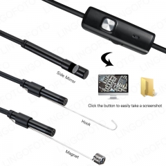 Portable Endoscope Camera OTG Phone Waterproof Android Endoscope 8mm Camera Head Diameter 1M Length Cable CA1135a-f