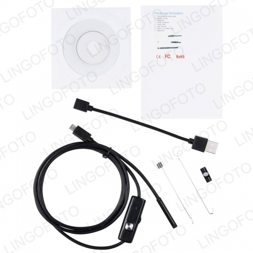 Portable Endoscope Camera OTG Phone Waterproof Android Endoscope 7mm Camera Head Diameter 1M Length Cable CA1134a-f