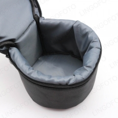 Black Nylon Lens Case Bag Waterproof Photo Pouch For Standard Zoom Lens D120 H100mm H130mm H160mm H180mm H210mm H230mm H250mm LC7421