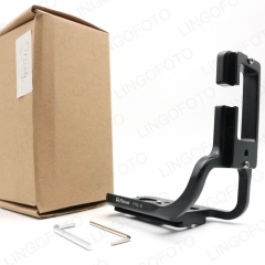 L-shaped With Handgrip Vertical Shoot Quick Release Plate Camera Bracket Holder for Canon 7D LC7881