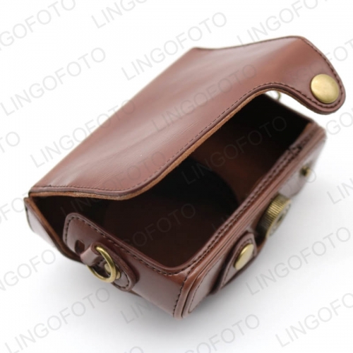 with Strap PU Camera Bag Leather Case For Sony HX50/HX60 CC1307b