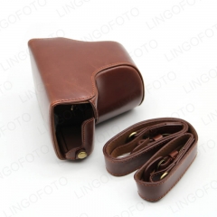 PU Camera Case Half Body Cover For Olympus PEN-F Pen F Vintage Camera Bag CC1378c