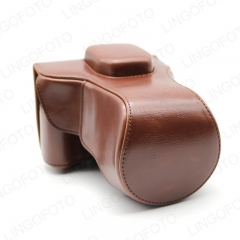 Genuine Real Leather Camera Bag Case Half Body For Fuji Fujifilm X-T10/X-T20 Bottom Opening CC1775c