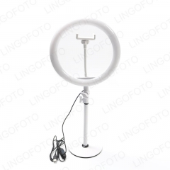 10 Inch Ring Light With Adajustable Desk Stand For Live Streaming Makeup Youtobe Video UC9948a